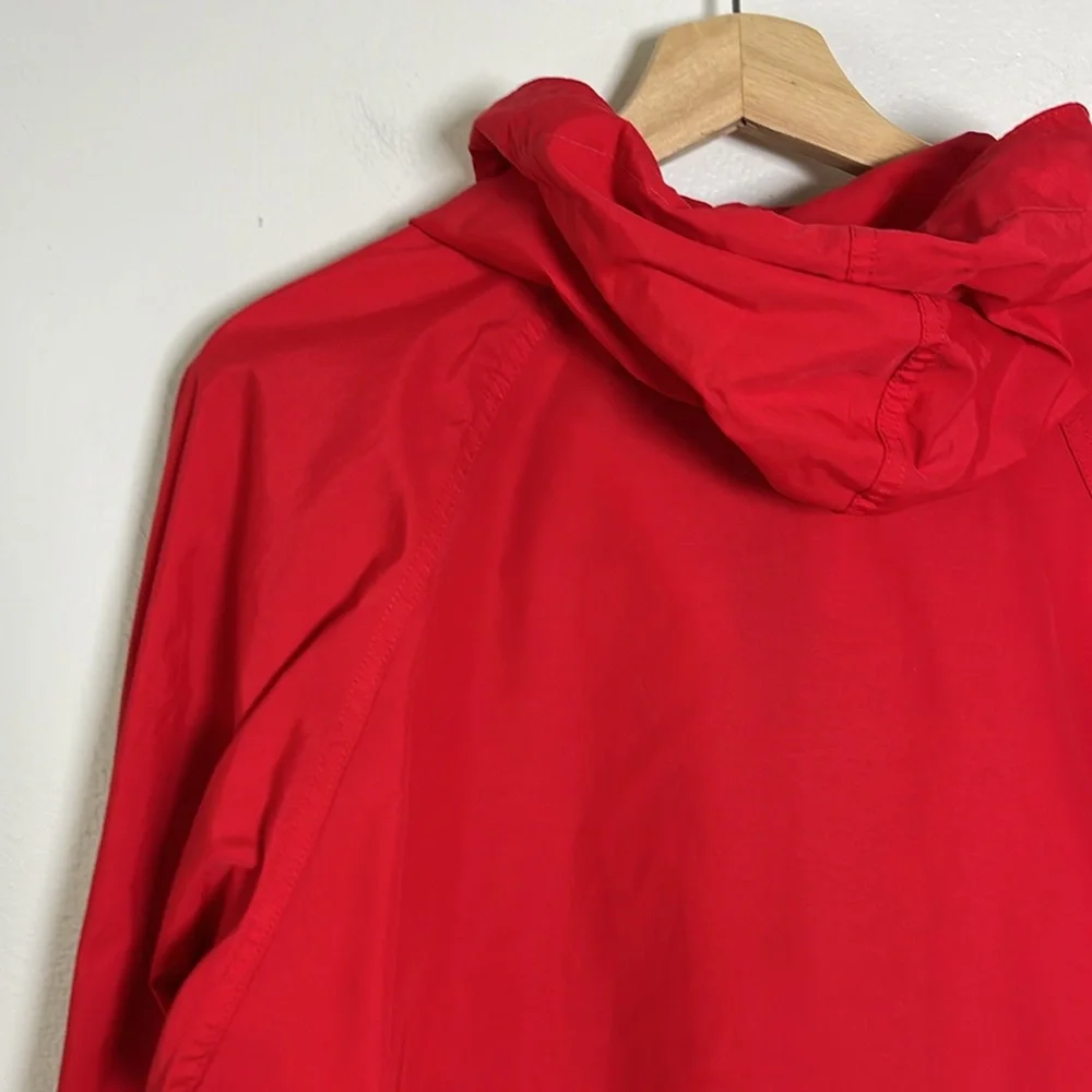 LL Bean Vintage Made in USA Pullover Windbreaker‎ in Red size medium